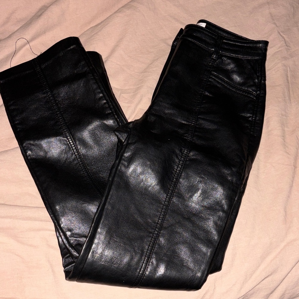 Wilfred Black Straight Leg Pants